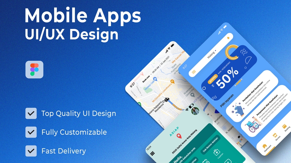 Jasa Pembuatan Desain UI/UX Aplikasi Mobile Android & iOS