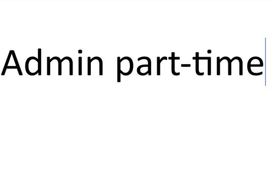 แอดมินดูแลเพจ part-time