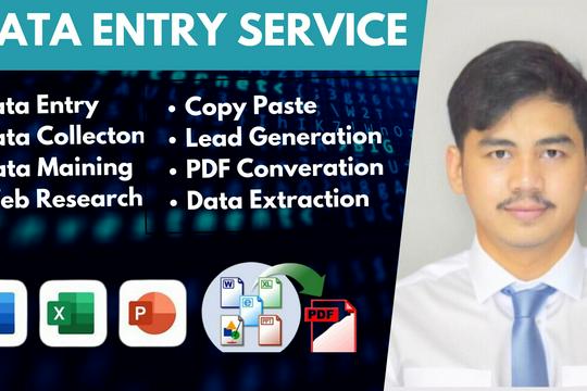 Data Entry DATA ENTRY SERVICE