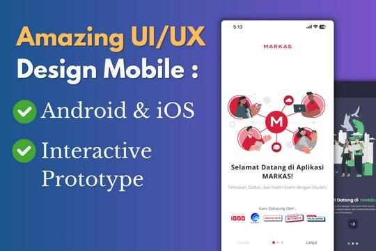 Spesialis UI/UX Design Mobile Application & Prototyping