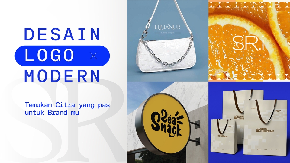 LOGO MINIMALIS & MODERN Untuk UMKM & Perusahaan