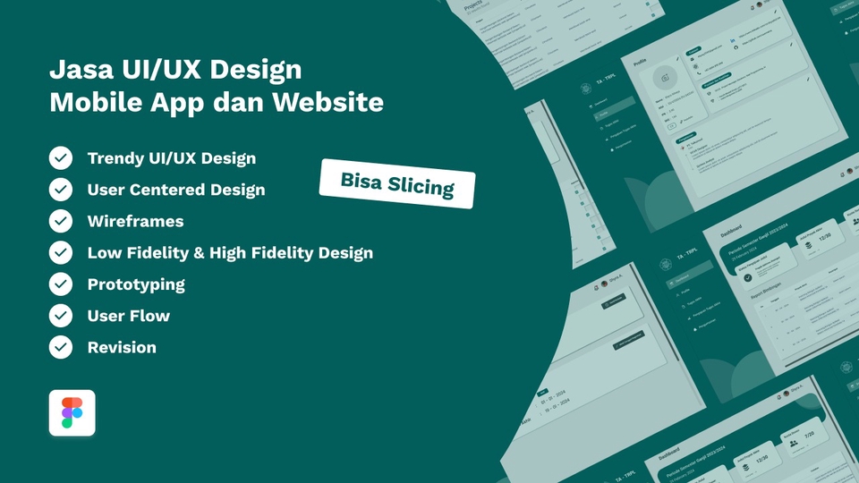 Jasa UI/UX Design Aplikasi Mobile dan Website ( BISA REQUEST SLICING )