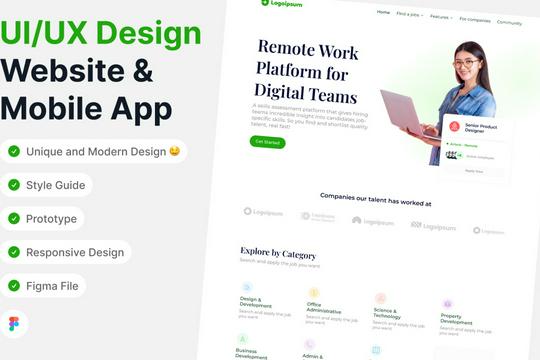 Desain UI/UX Website dan Aplikasi Mobile