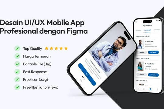 Desain UI/UX Mobile App Profesional dengan Figma