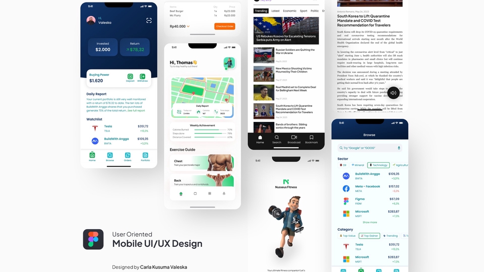 Profesional UI UX Design untuk Mobile App