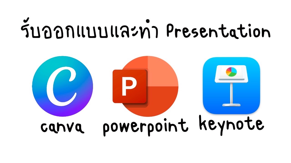 รับออกแบบและทำ Presentation